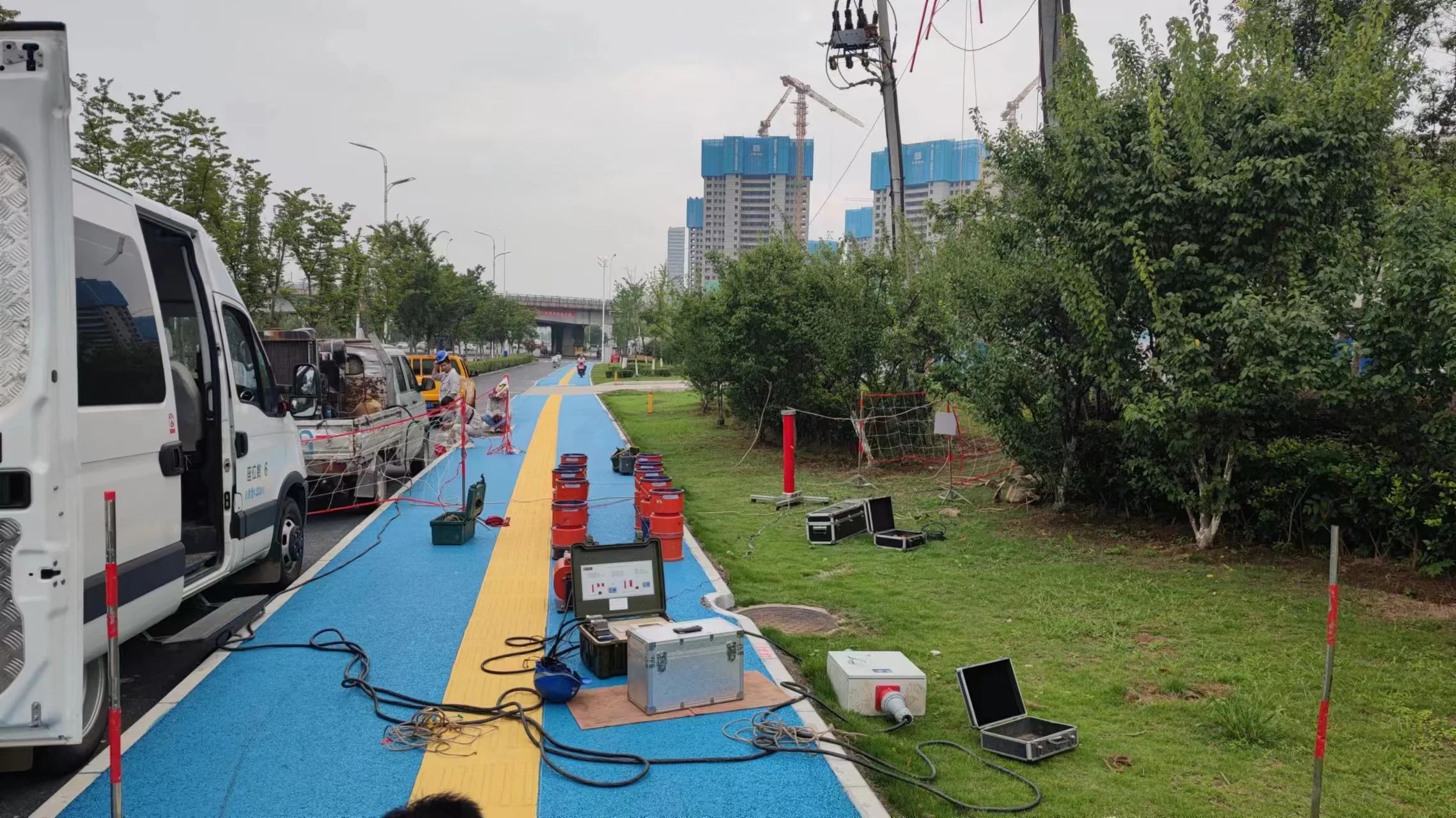 電纜故障檢測現場 電纜故障檢測現場