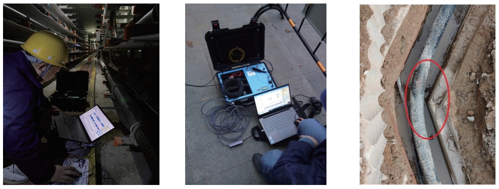 RPD-H 高頻電纜局放測試儀現場 RPD-H 高頻電纜局放測試儀現場