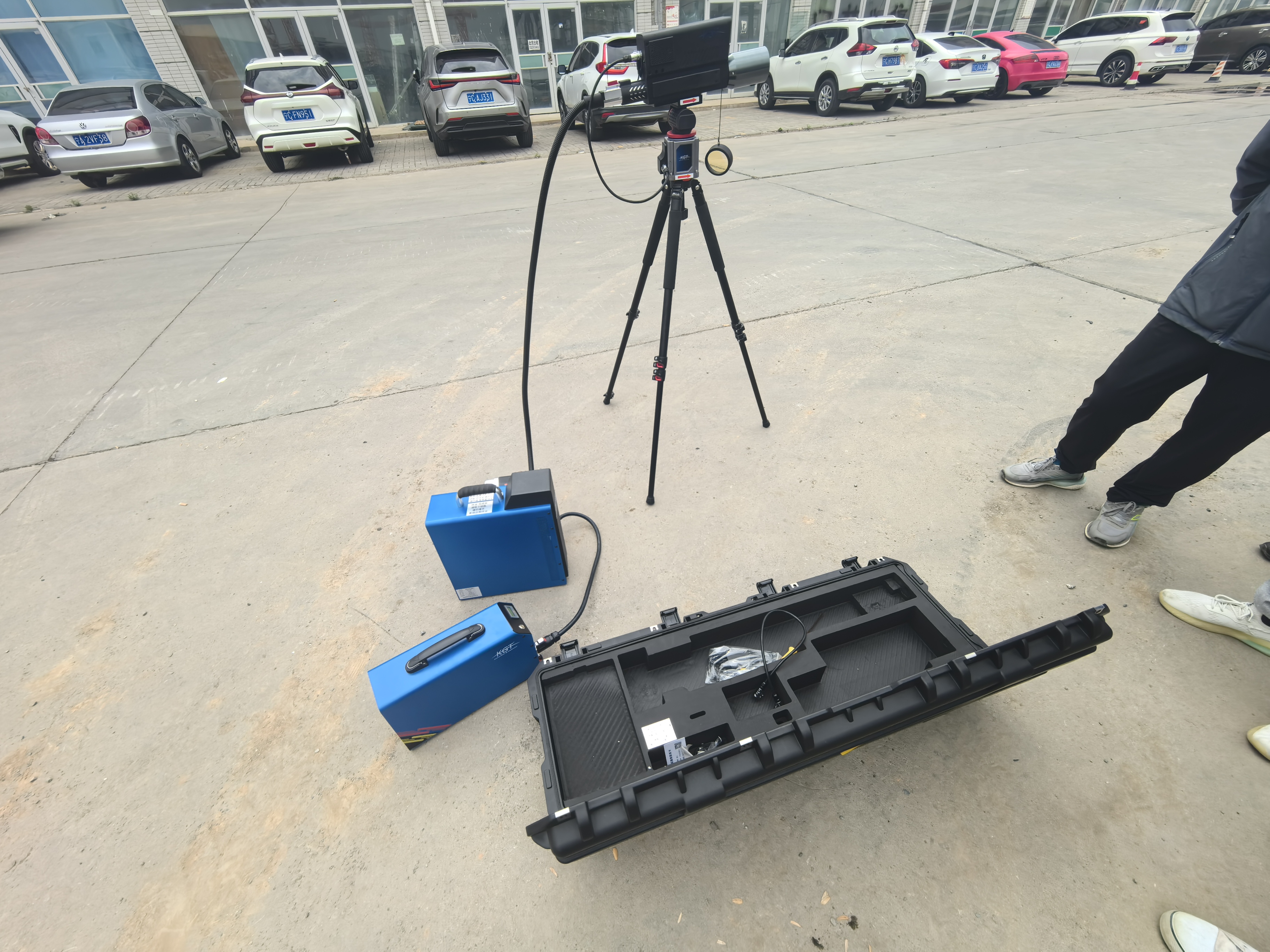 激光清障儀使用現場