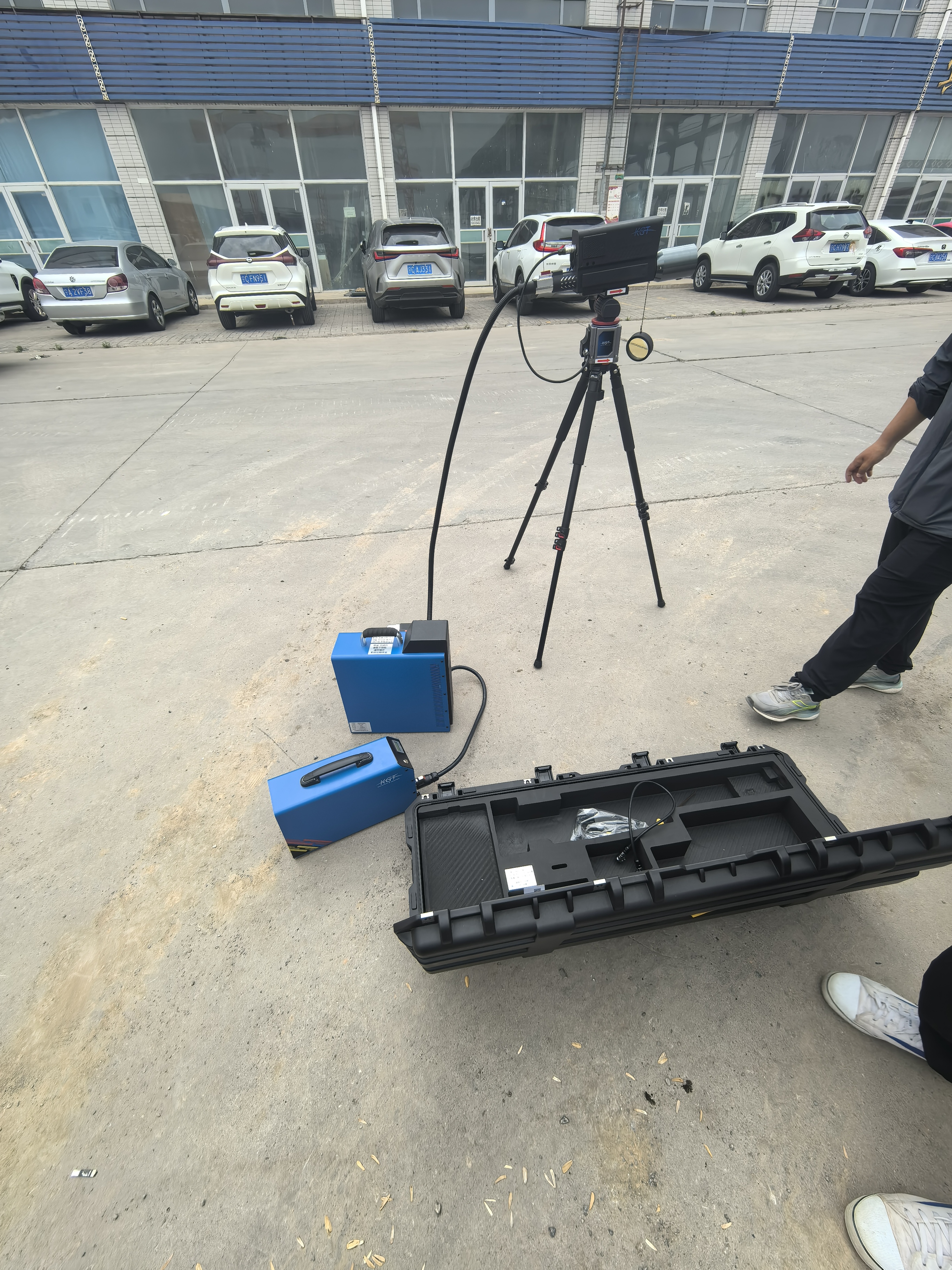 激光清障儀服務現場