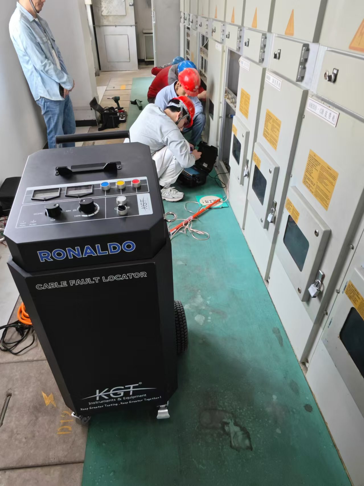 <a href='http://m.tjjxsd56.com/Ppzq/ersted.html'>電纜故障定位儀</a>檢測現場