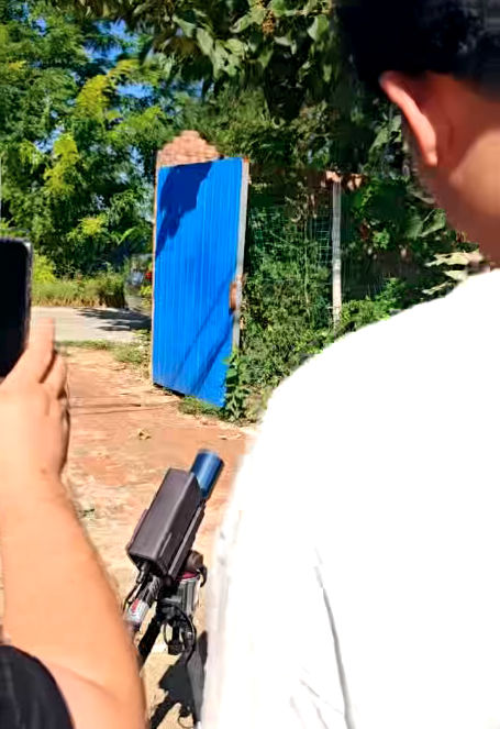 激光清障儀除樹障現場