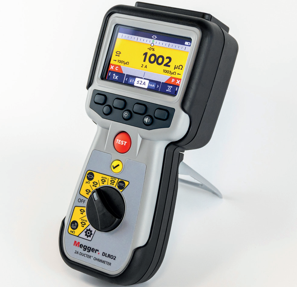 DLRO2手持式歐姆表微歐計(jì)2A低電阻測(cè)試儀
