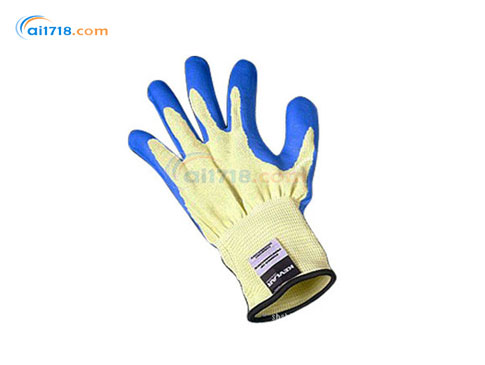 Kevlar纖維制耐切割浸膠手套